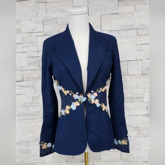 Blazer Austin Reed Bleu navy for women - Picture 9 of 13